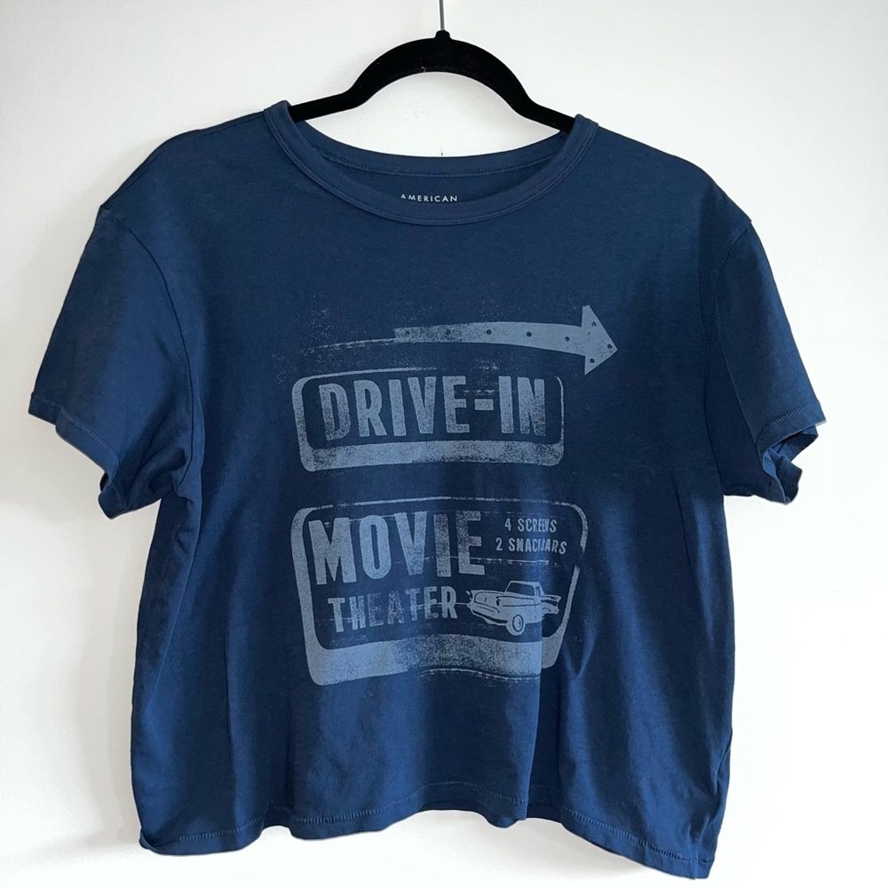 American Eagle Outfitters Navy Tee